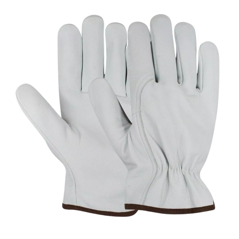 PAKNADA Goatskin Leather Gloves 1Pairs Durable Safety for Outdoor, Industrial